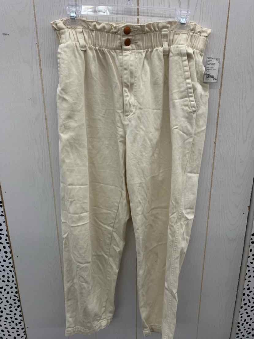 Universal Standard Cream Womens Size 8 Jeans