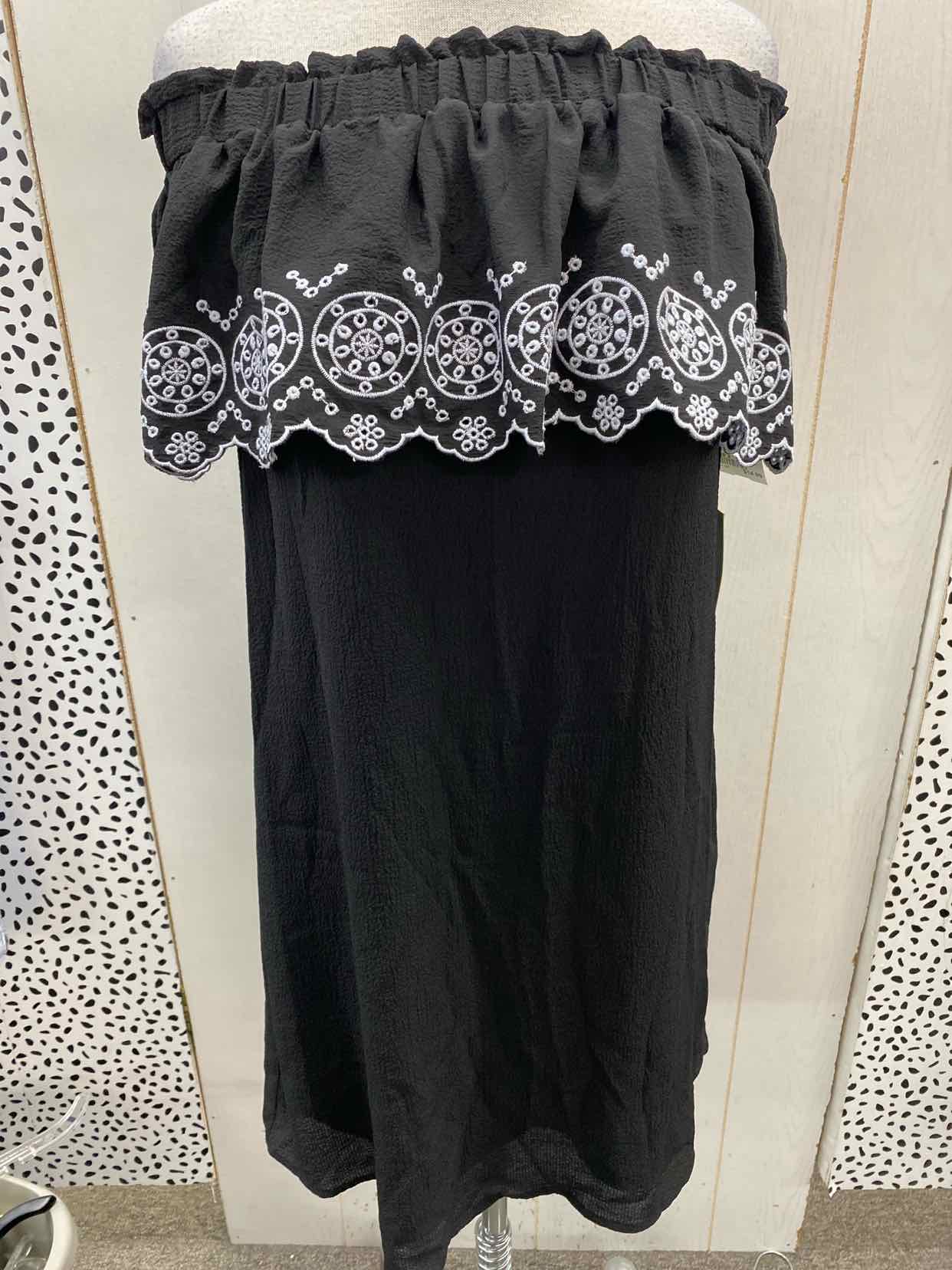 Cece Black Womens Size 2 Dress