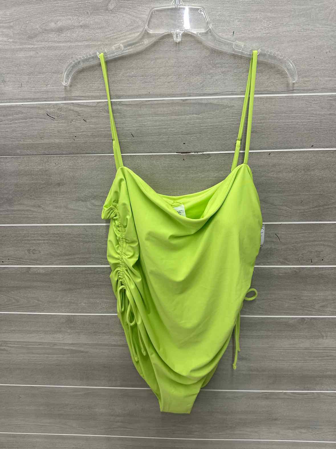 No Boundaries Size XL Green Womens Swimsuit