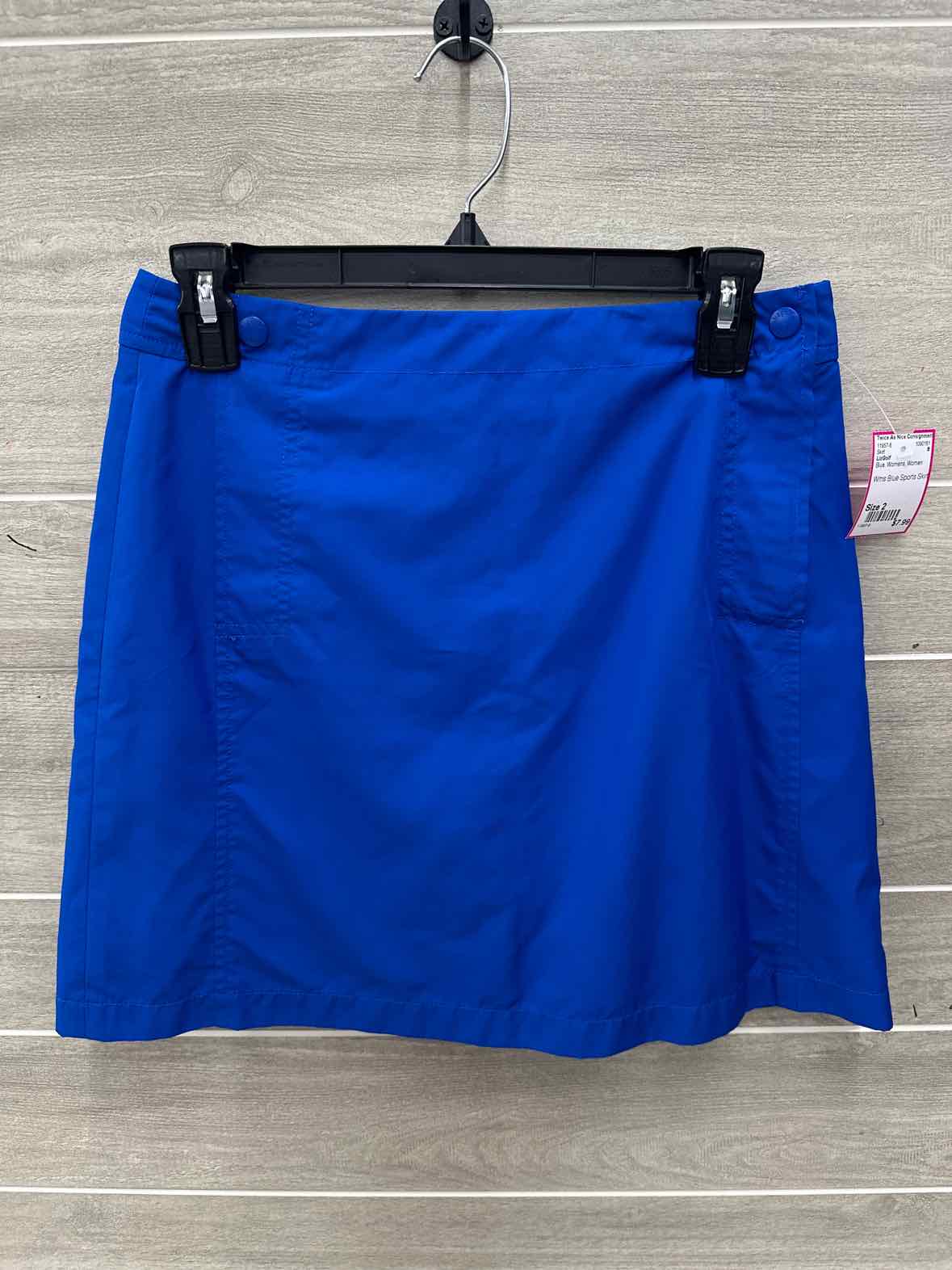 LizGolf Size 2 Blue Womens Skirt
