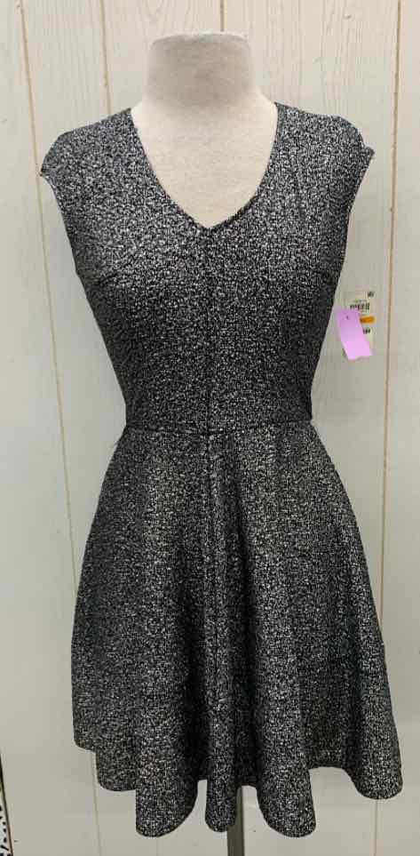 BarIII Silver Womens Size 6 Dress