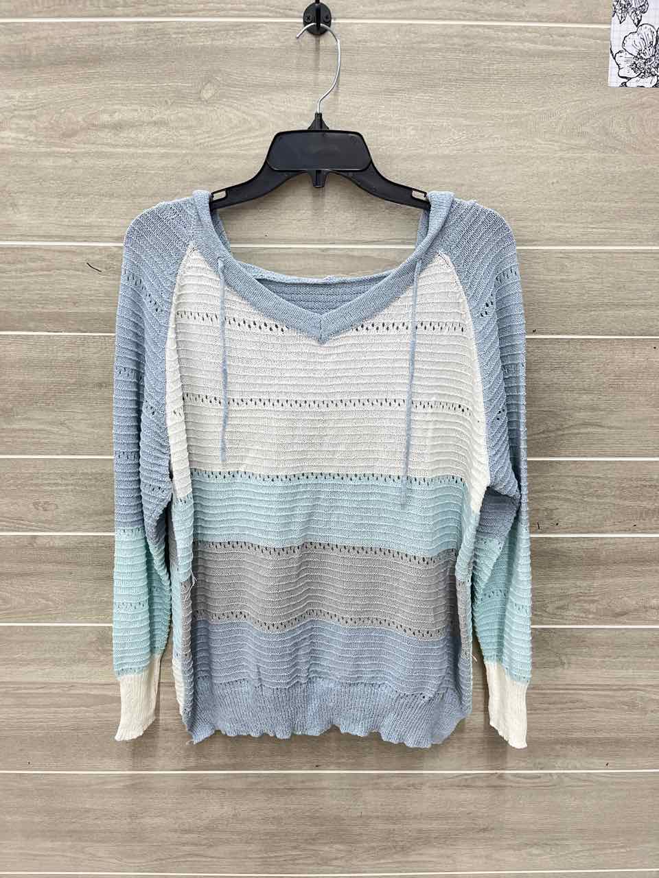 Size XXL Blue Plus Sweater