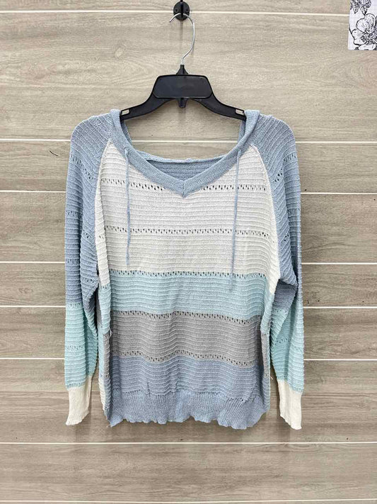 Size XXL Blue Plus Sweater
