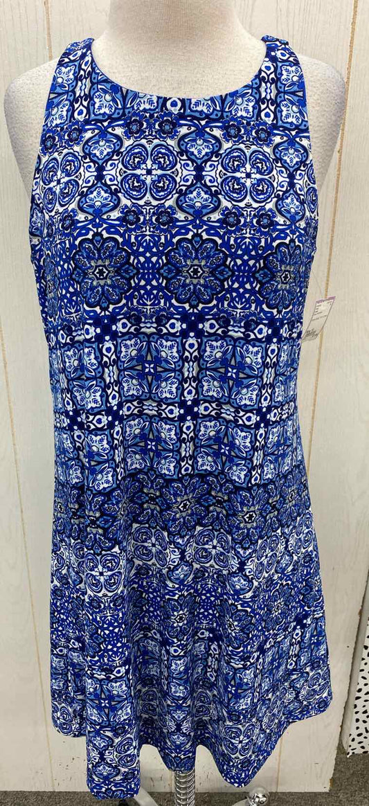 Cupio Blue Womens Size 10 Dress