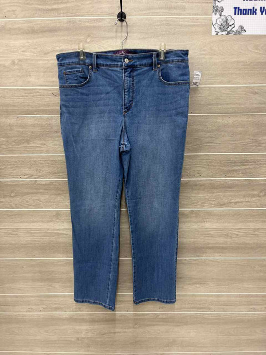 Gloria Vanderbilt Blue Womens Women Size 16 Short Jeans
