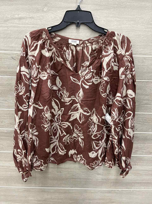 ANA Brown Womens Women Size 16/18 Shirt