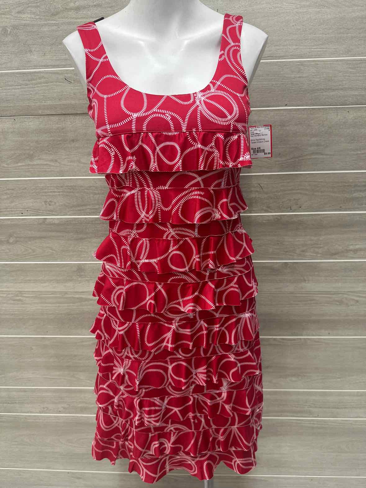 Tango Mango Size 4/6 Red Womens Dress