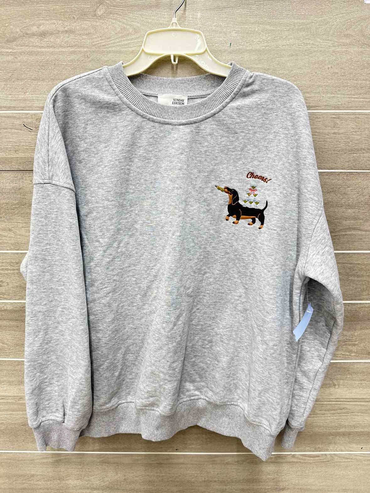 Sunday Edition Size M Gray Womens Sweatshirt