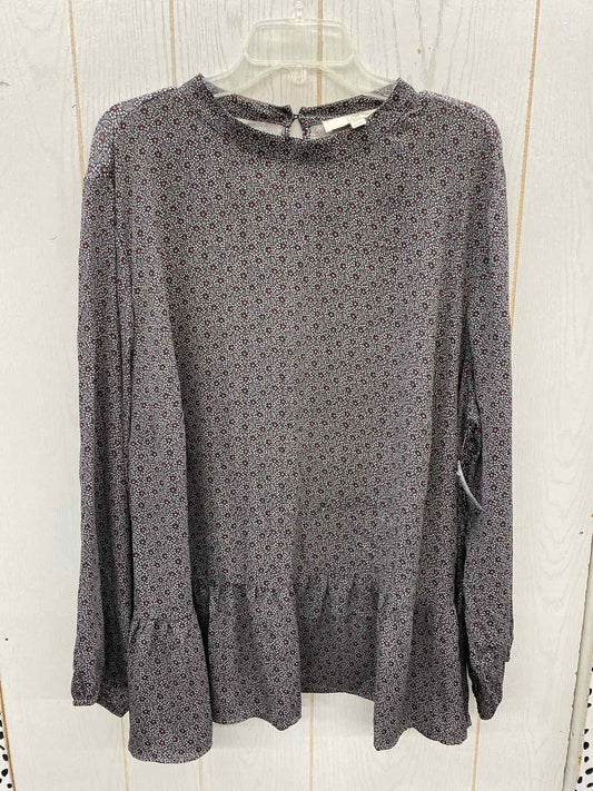 LOFT Blue Womens Size 22 Shirt