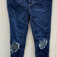 Free People Blue Womens Size 25 Jeans