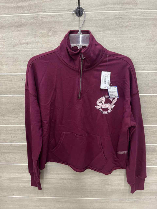 Flirtitude Size S Burgundy Junior Sweatshirt