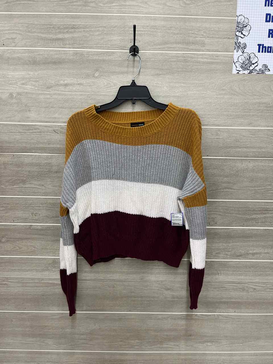 Ambiance Apparel Size L Mustard Womens Sweater