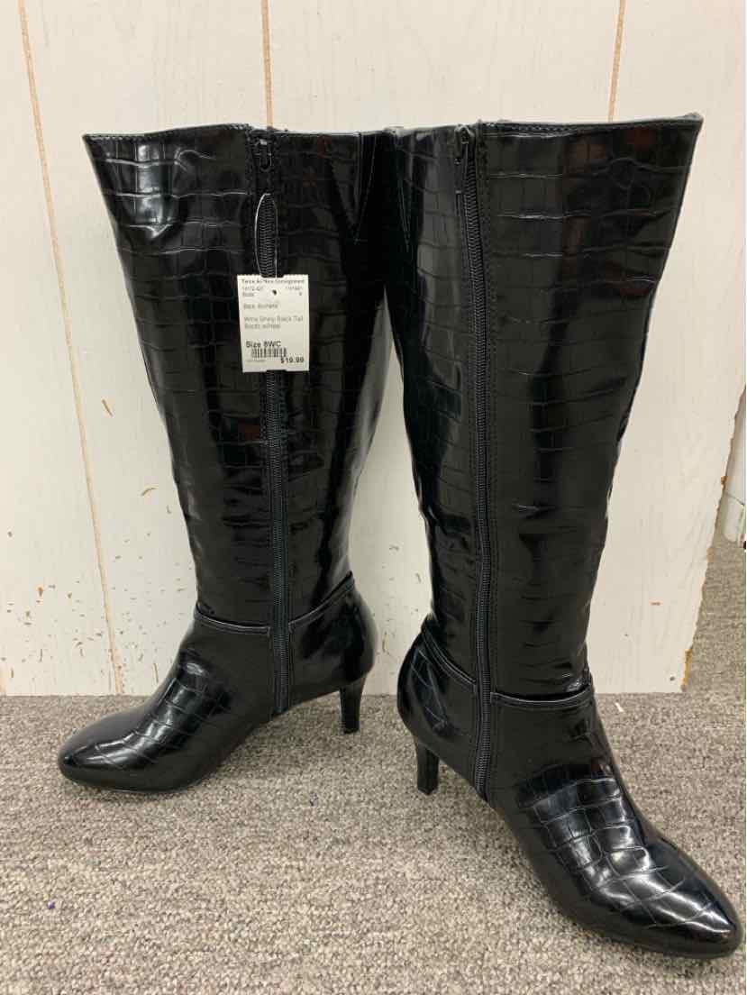 Black Womens Size 8WC Boots