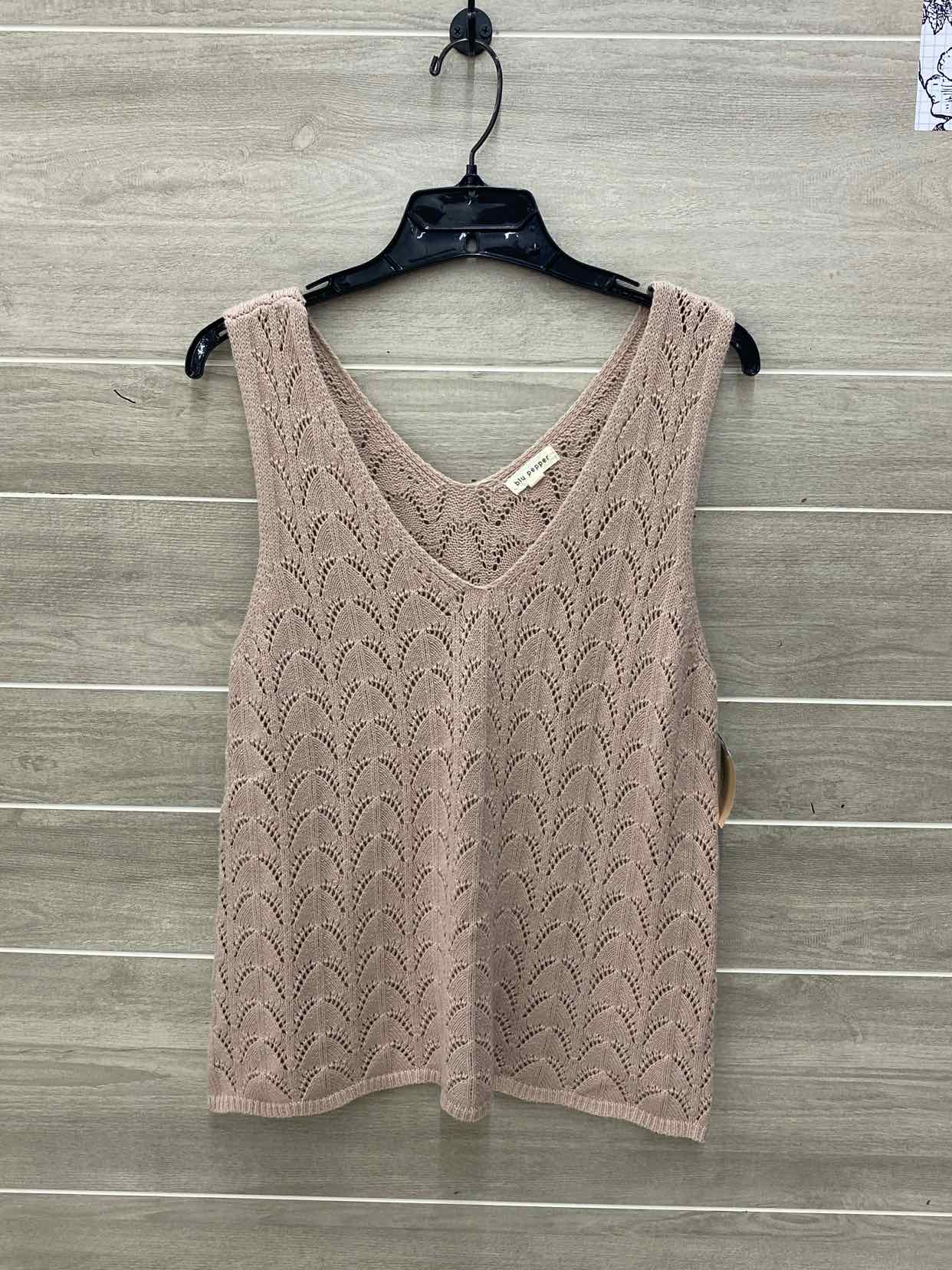 Blu Pepper Tan Womens Size L Tank Top