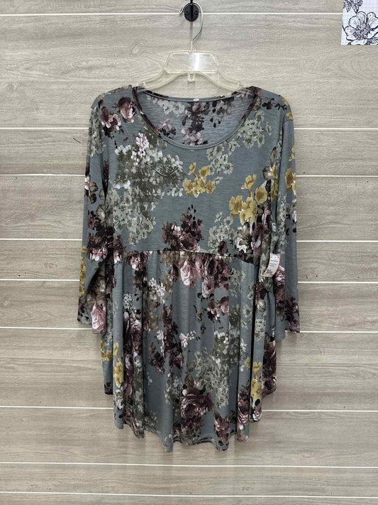 Gray Womens Women Size XL Shirt