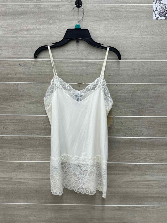 WHBM Cream Womens Women Size M Tank Top