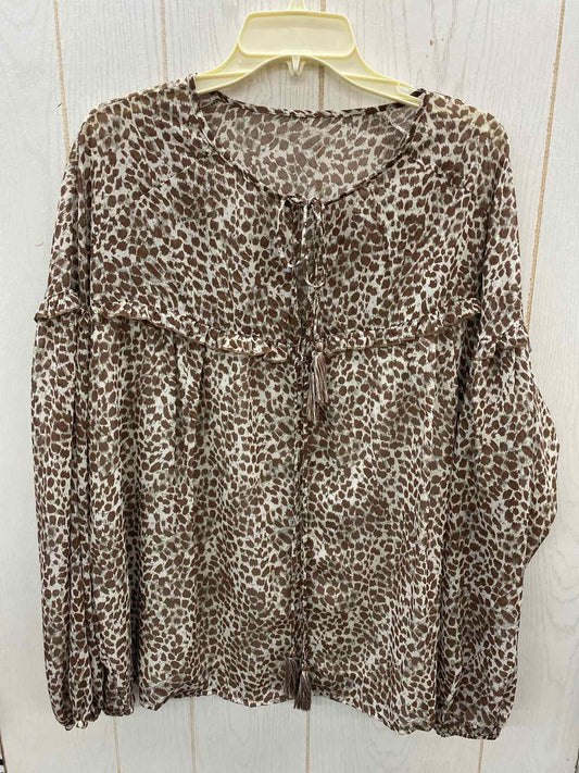 Brown Womens Size XL Shirt