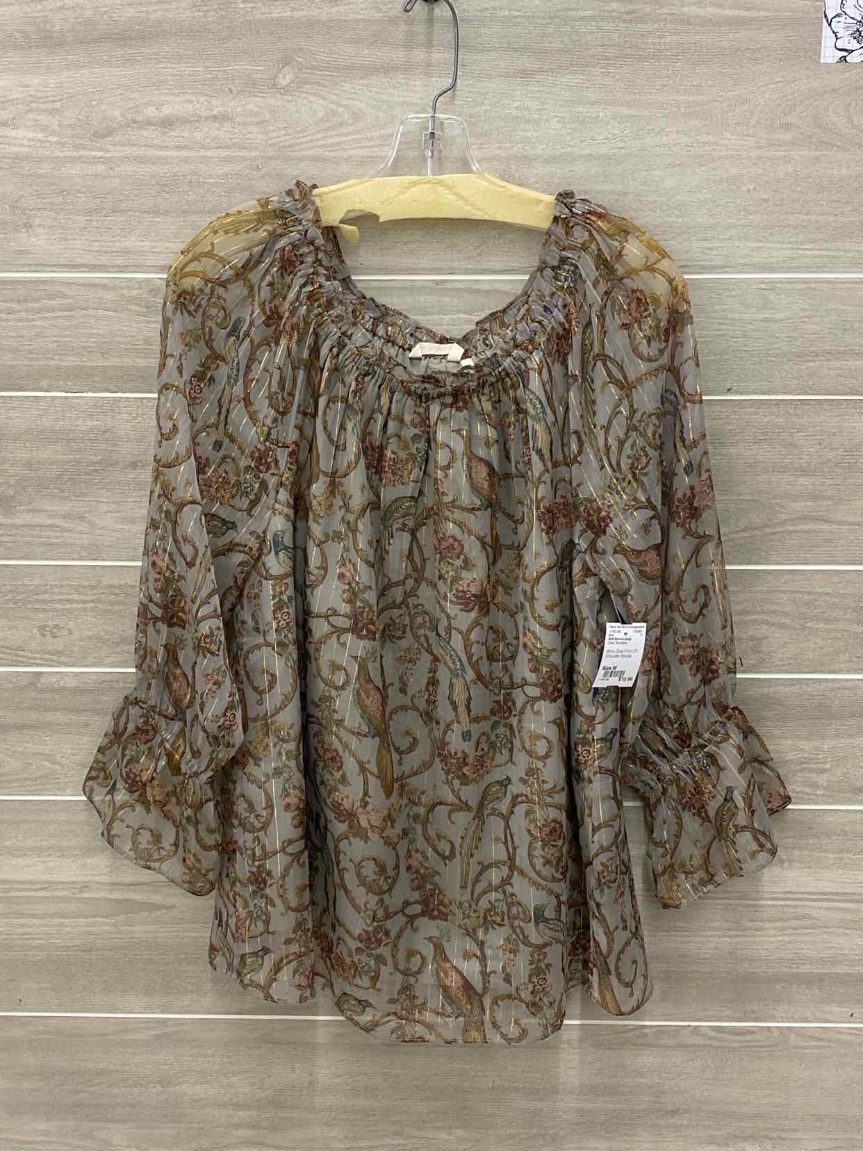 Soft Surroundings Olive Womens Size M Shirt