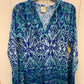 Balance Collection Blue Womens Size XL Shirt