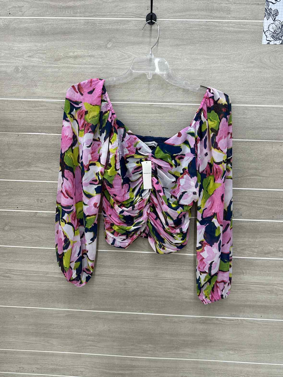 Abercrombie & Fitch Multi-Color Womens Women Size L Shirt