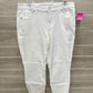 Maurices Size 12 White Womens Pants