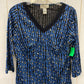 Notations Blue Womens Size M Shirt