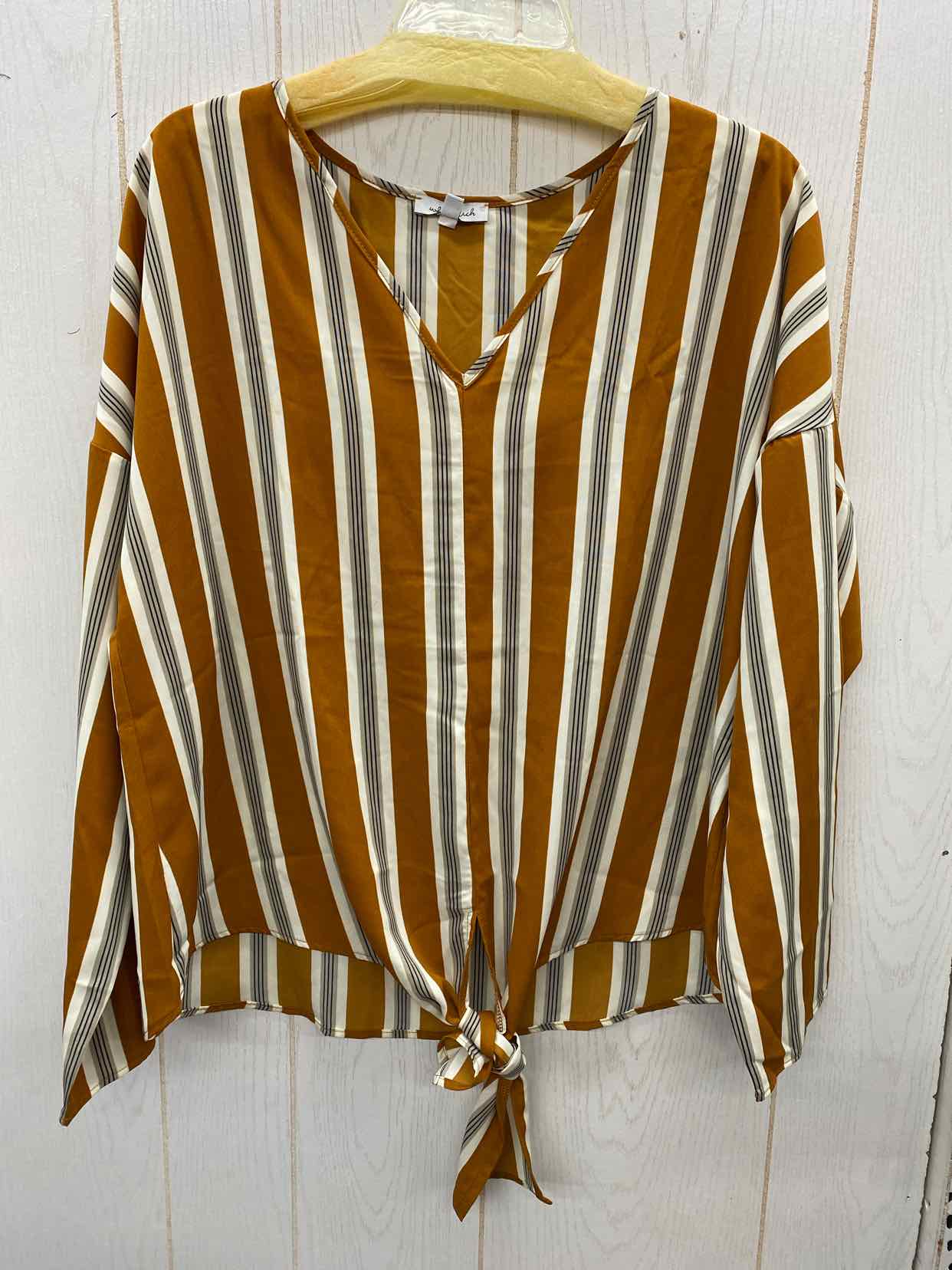 White Birch Orange Womens Size L Shirt