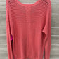 Sonoma Size XL Coral Womens Sweater