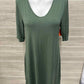 Cupio Size 8 Olive Womens Dress