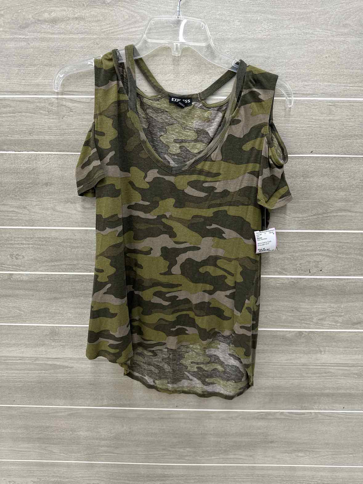 Express Olive Womens Size M Shirt