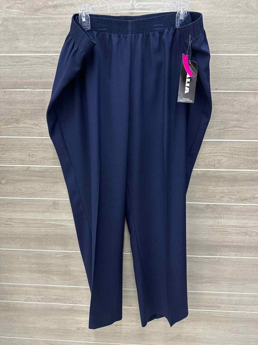 Alia Navy Womens Size 22W Pants