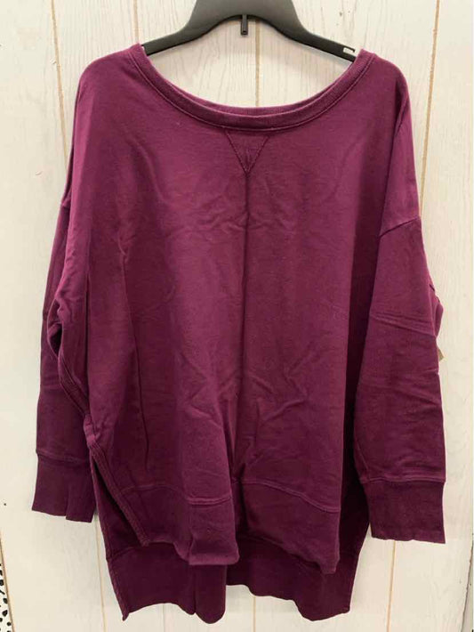 Terra & Sky Purple Womens Size 3X Shirt