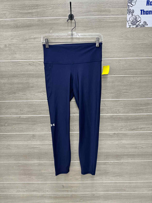 Under Armour Size M Tall Blue Womens Leggings
