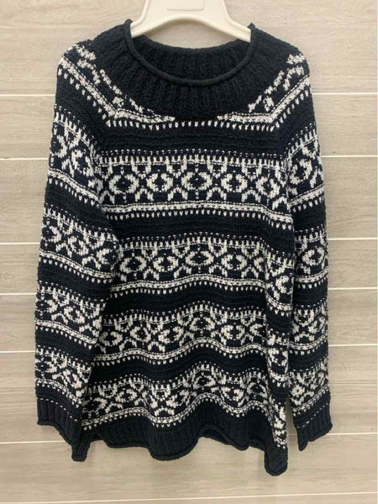 Northcrest Black Womens Size L Sweater