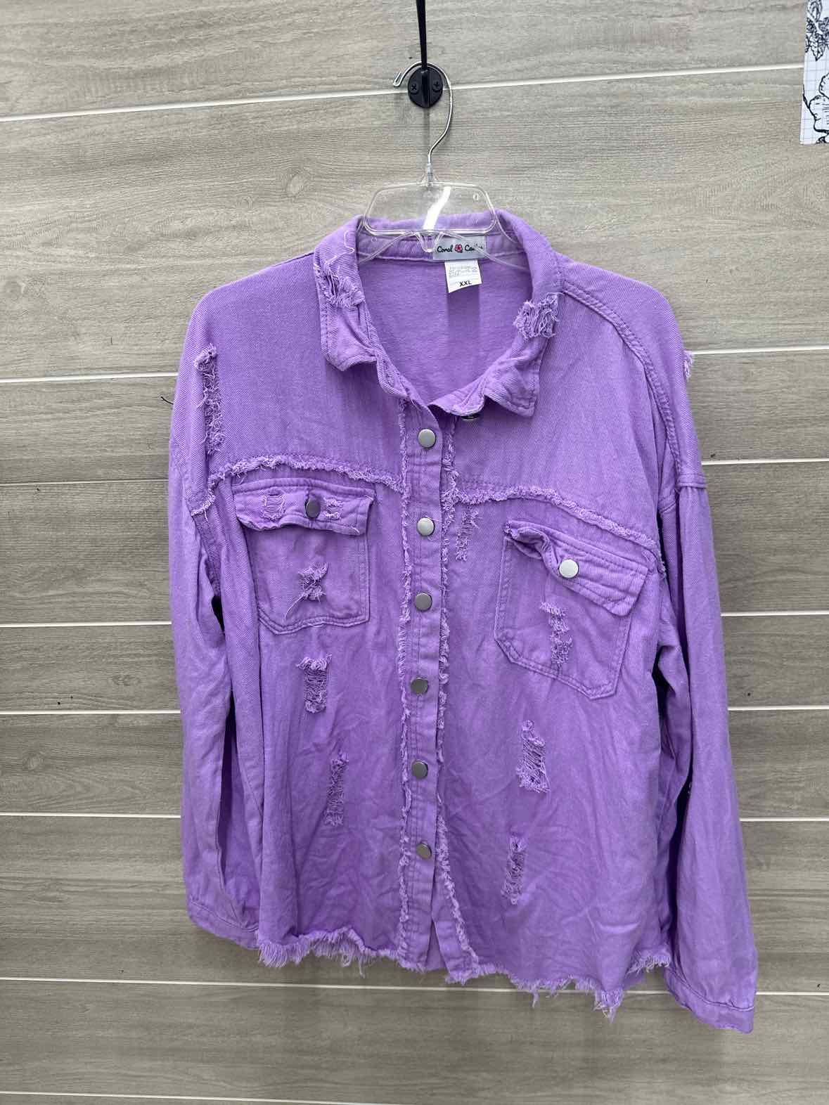 Size XXL Purple Womens Blazer