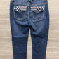 Silver Size 8/10 Blue Womens Jeans