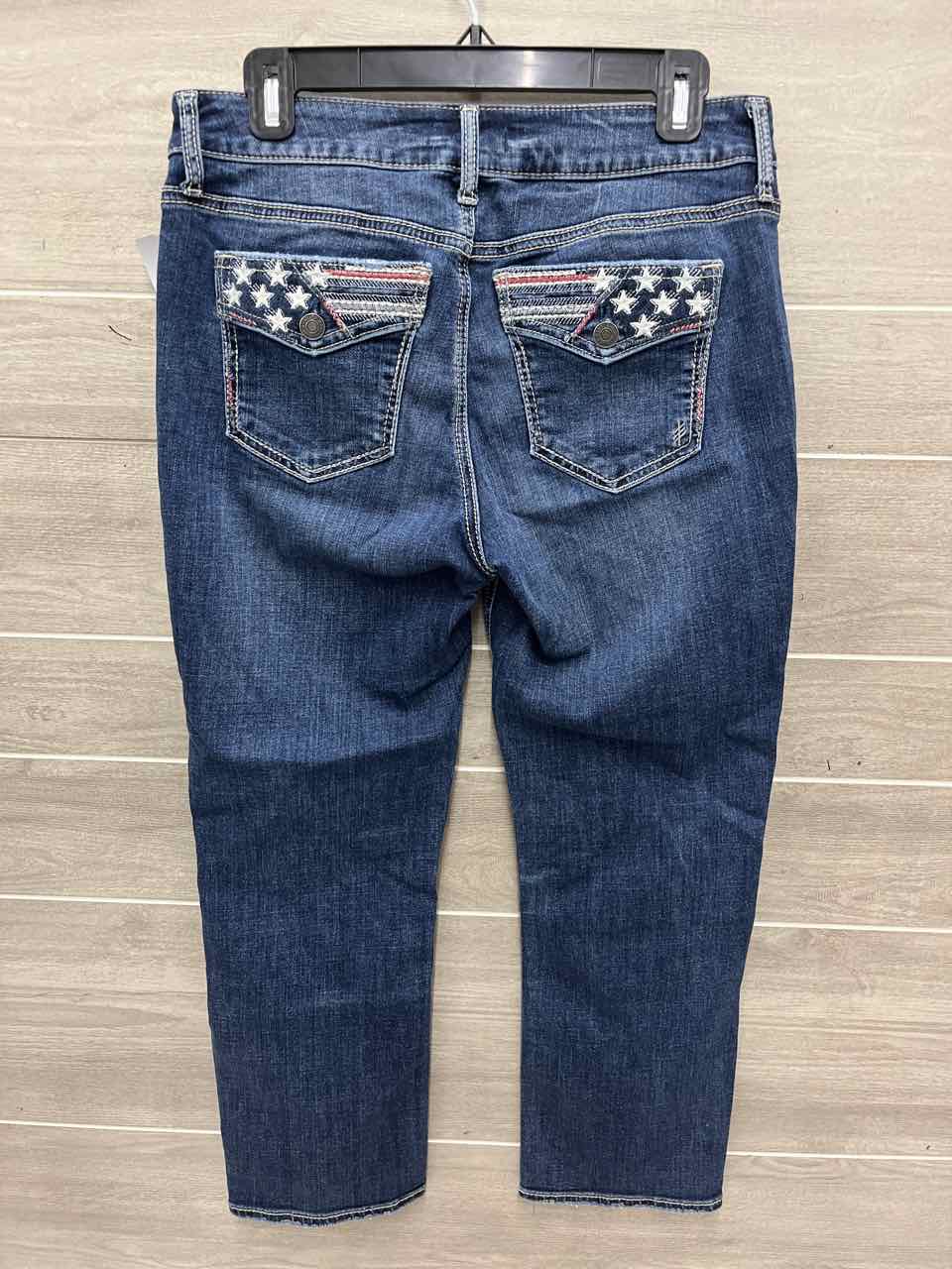 Silver Size 8/10 Blue Womens Jeans
