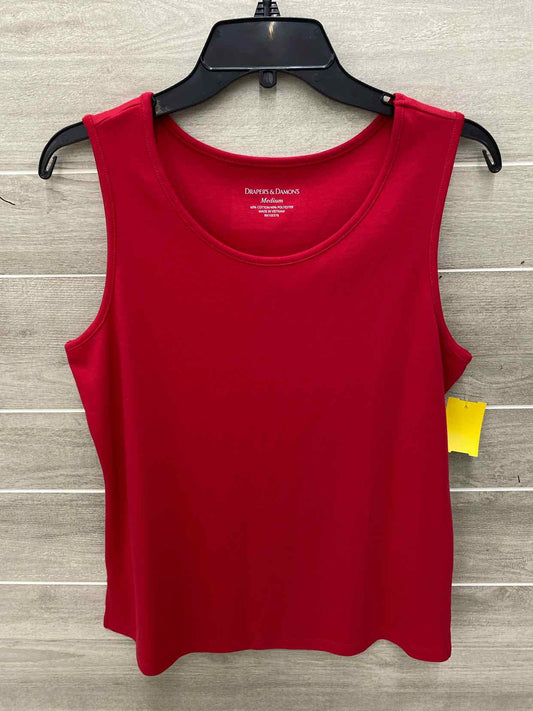 Drapers & Damons Red Womens Size M Tank Top