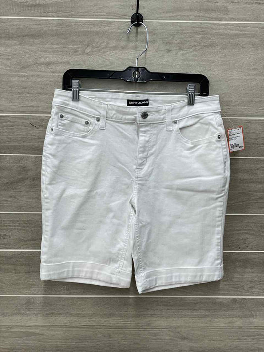 DKNY White Womens Women Size 12 Shorts