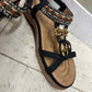 US Shoe Size 6.5 Black Womens Sandals