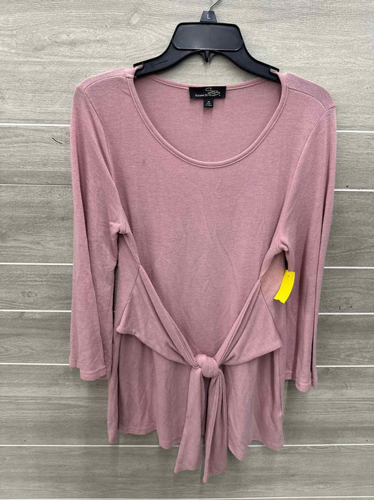 Suzanne Betro Size M Pink Womens Shirt