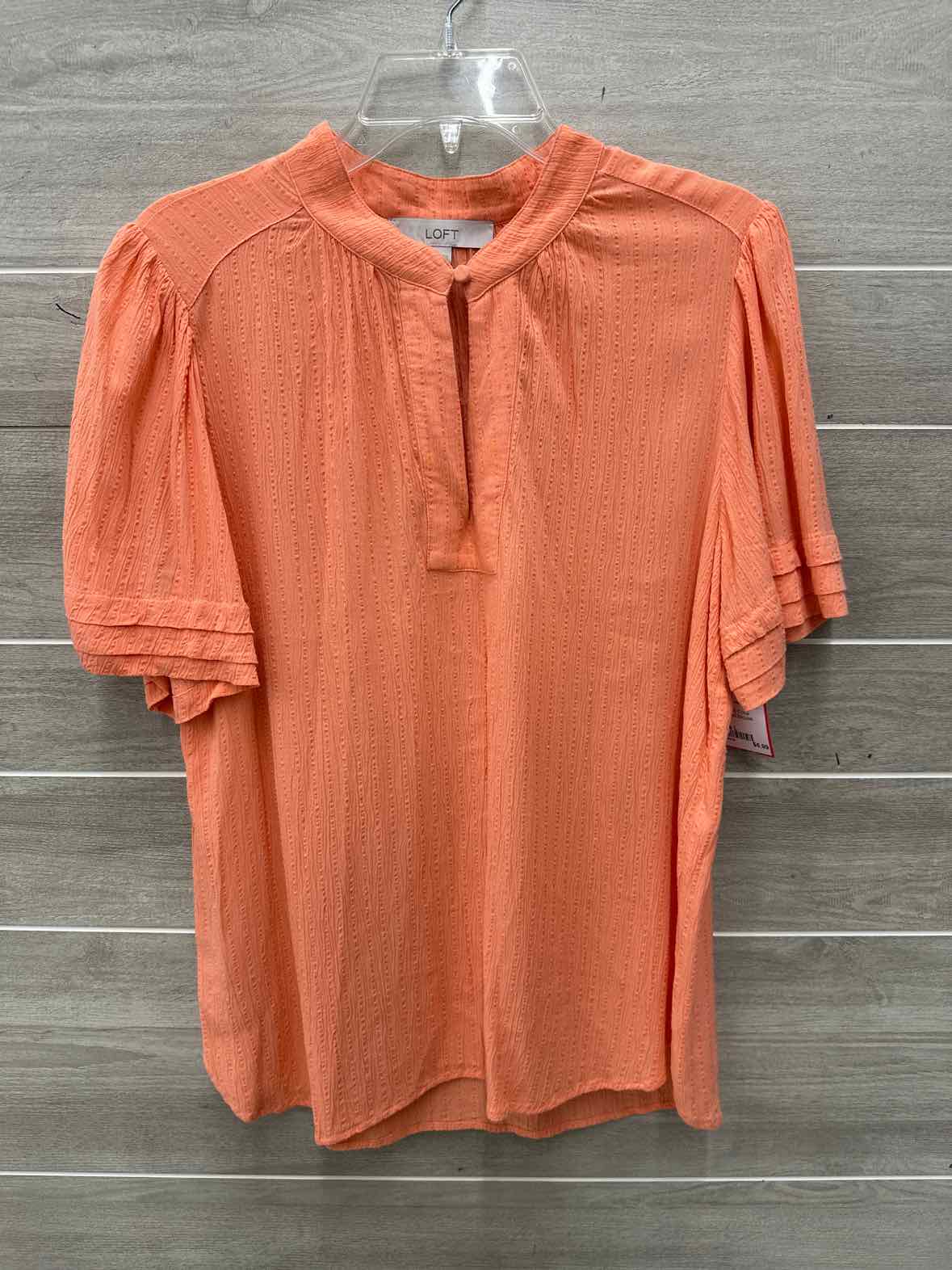 LOFT Size L Coral Womens Shirt