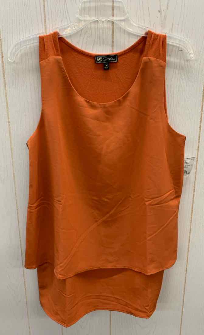 Diane Gilman Orange Womens Size M/L Tank Top