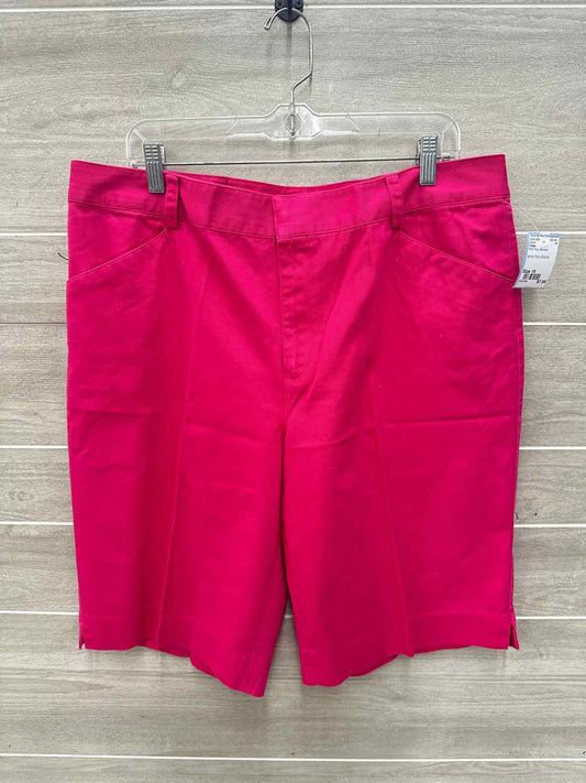 Chaps Size 16 Pink Plus Shorts