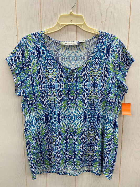 Liz Claiborne Navy Womens Size XL Shirt