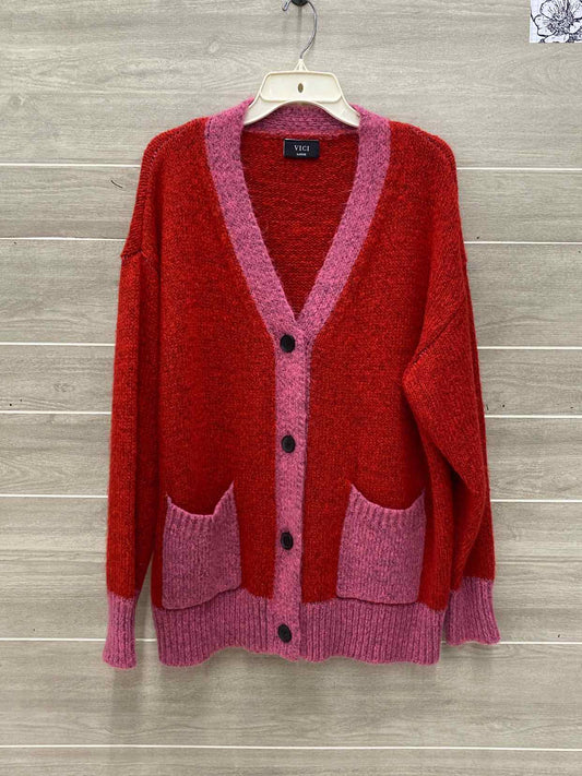 Vici Red Womens Women Size L Sweater