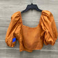 Abercrombie & Fitch Size L Orange Womens Shirt