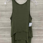 ANA Size M Olive Womens Tank Top