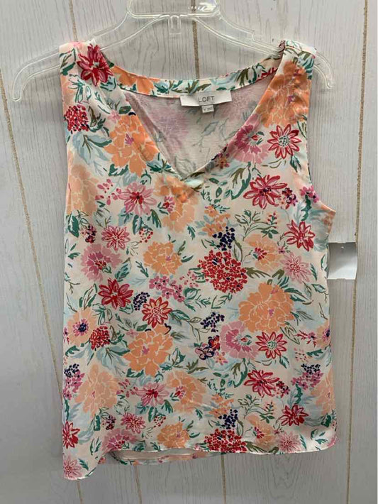 LOFT Coral Womens Size XS Tank Top