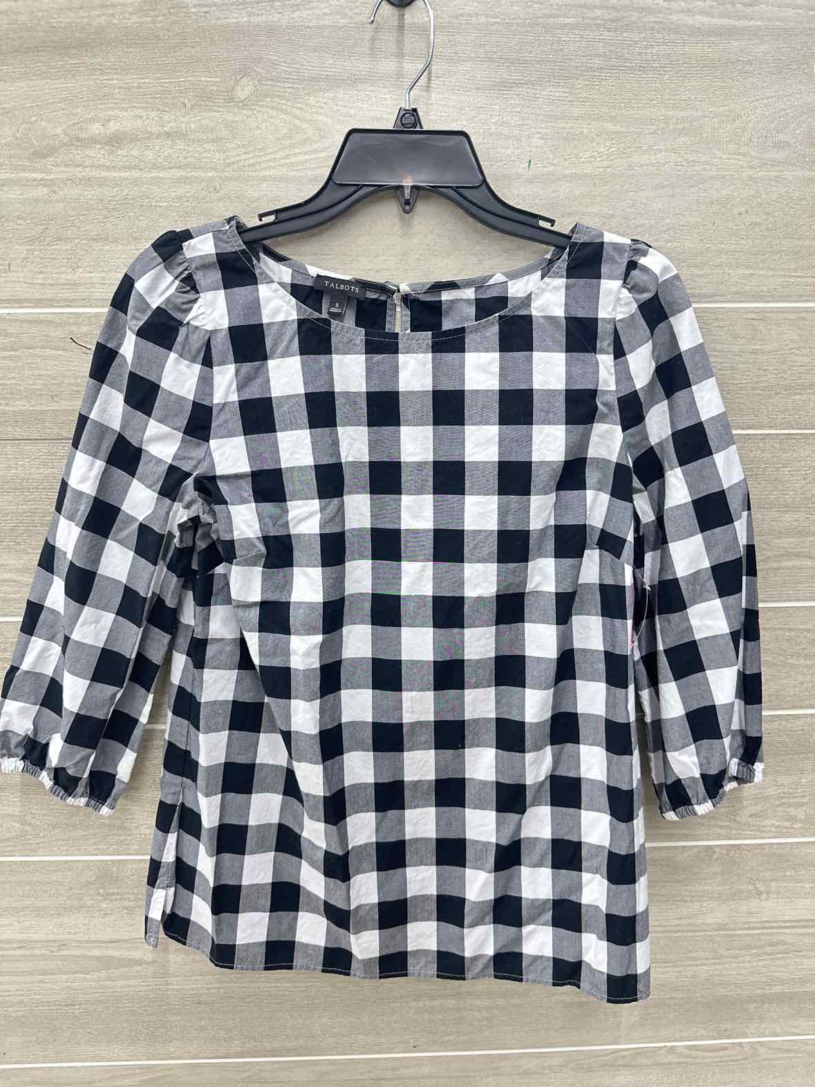 Talbots Size S Black Womens Shirt
